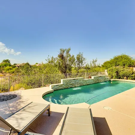 Golf Course Views And Patio Quiet Scottsdale Home